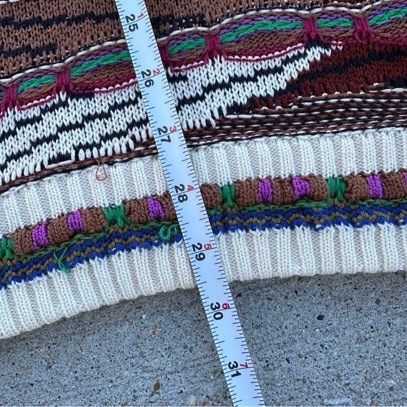 Vintage 90’s Australian Coogi Like 3D Knit Sweater - Picture 6 of 7
